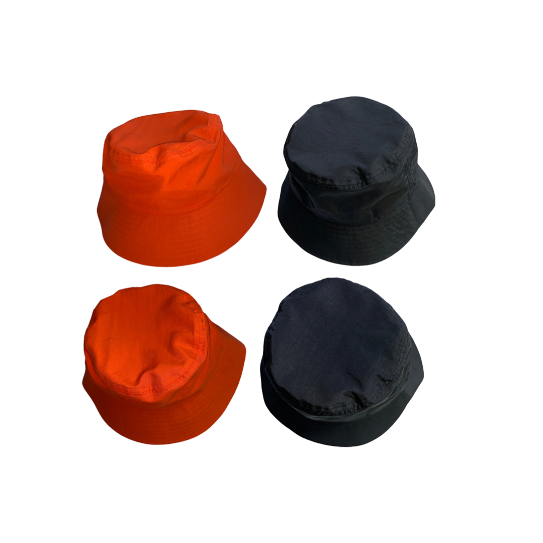 0E100 Nylon Bucket Cap - Black - S/M